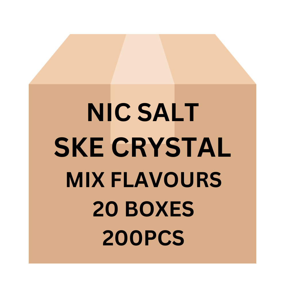 Ske Crystal Salt Mix Flavours Carton (20 Boxes) 200pcs - Vape Wholesale Mcr