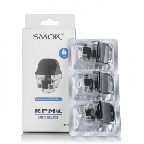 Buy Bulk Smok RPM 4 Empty RPM Pods 4.5ML - Pack of 3 - Vape Wholesale Mcr