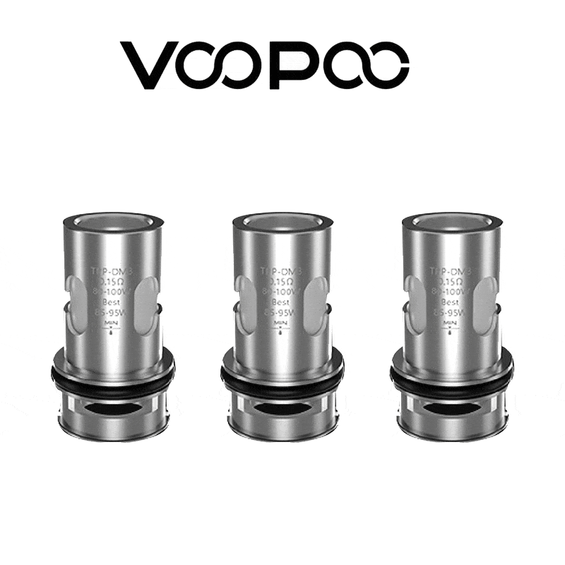 VOOPOO TPP-DM3 Coil 0.15ohm 3PCS/Pack - Vape Wholesale Mcr