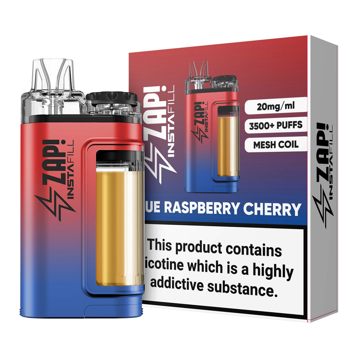 Buy Bulk Zap! Instafill 3500 Puffs Disposable Pod Vape Kit Box Of 10 - Vape Wholesale Mcr