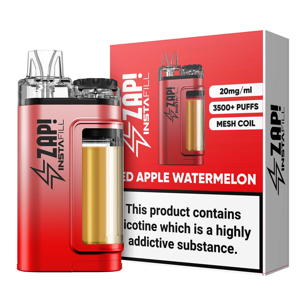 Buy Bulk Zap! Instafill 3500 Puffs Disposable Pod Vape Kit Box Of 10 - Vape Wholesale Mcr