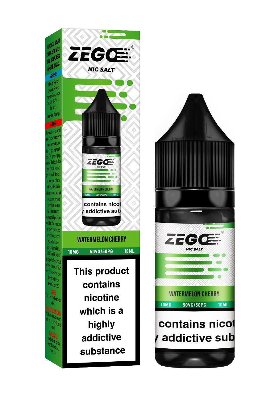 Zego Nic Salt 10ml E-Liquid - Box of 10 - Vape Wholesale Mcr