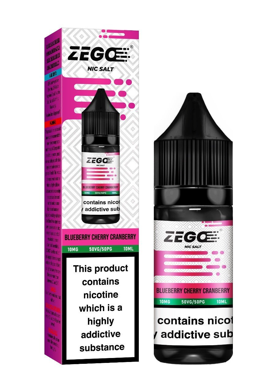 Zego Nic Salt 10ml E-Liquid - Box of 10 - Vape Wholesale Mcr