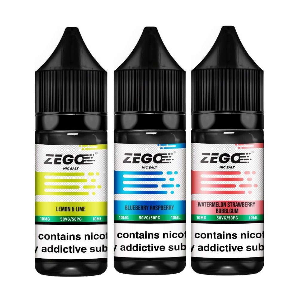 Zego Nic Salt 10ml E-Liquid - Box of 10 - Vape Wholesale Mcr