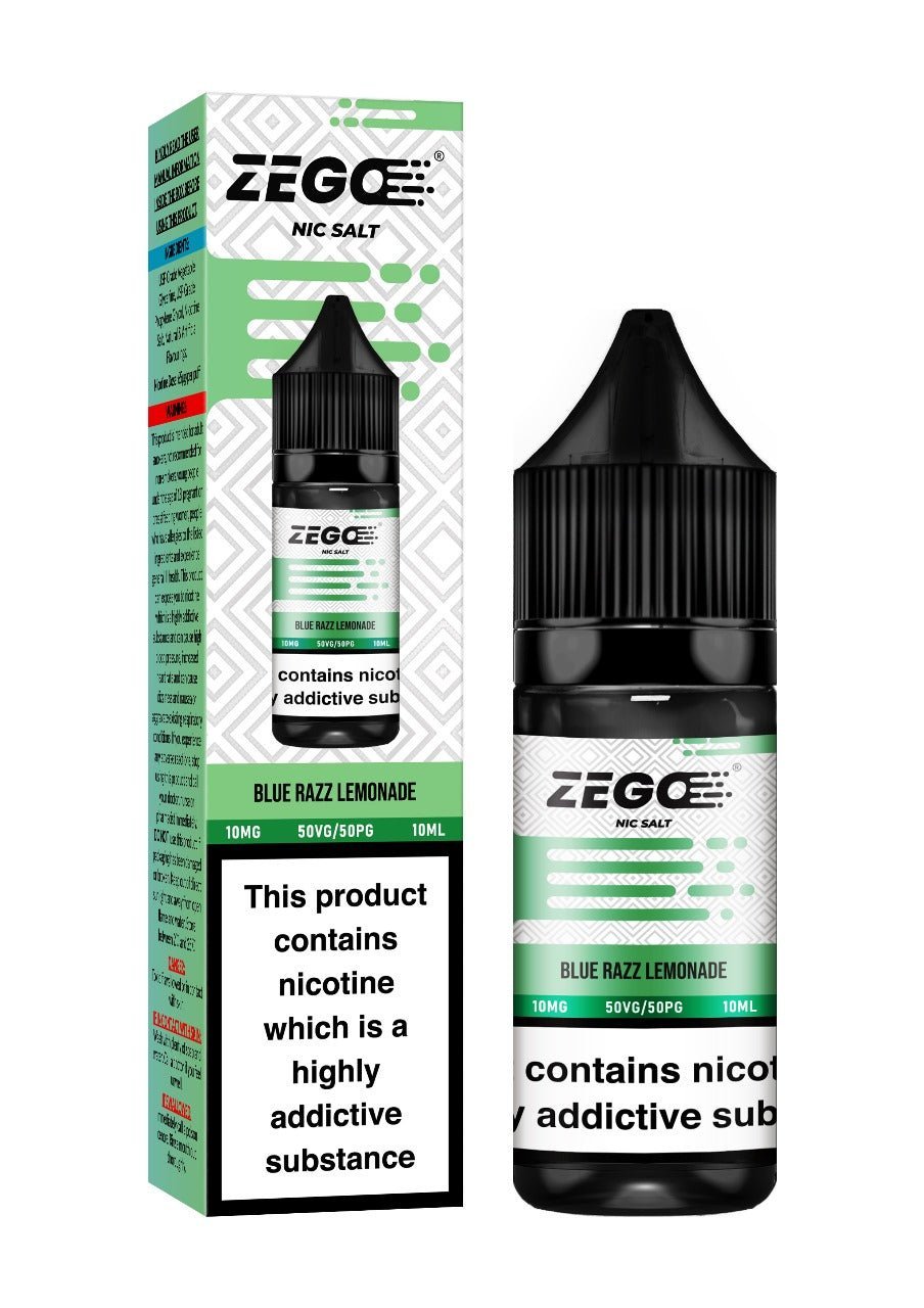 Zego Nic Salt 10ml E-Liquid - Box of 10 - Vape Wholesale Mcr